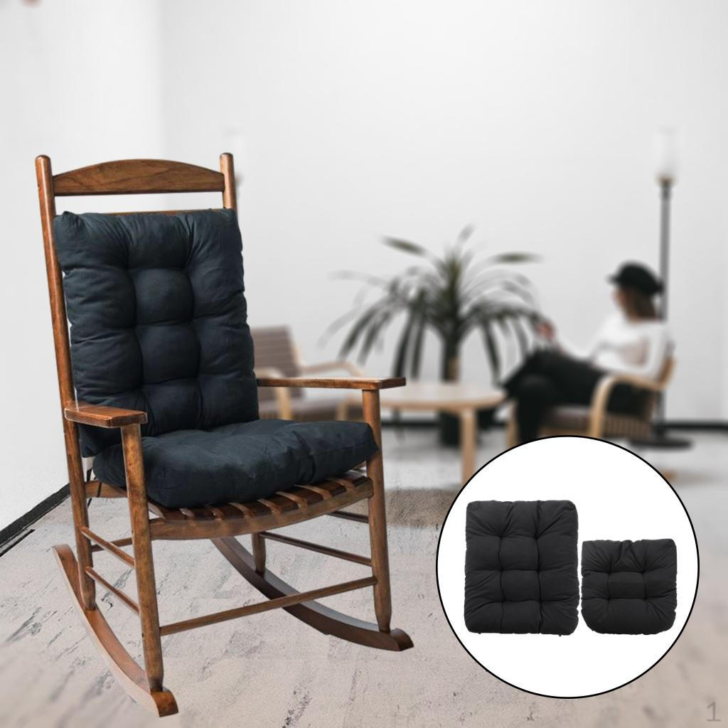 

Подушка сиденья Нескользящая основа Прочная ткань Комфорт снижает давление Набор для раскачивания чёрный