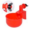 Abbeveratoio Automatico per Polli Tazza per Bere Anatre Mangiatoia per Polli Ciotole e Tazze Abbeveratoi in Plastica per Pollame Forniture per Sistemi Idrici