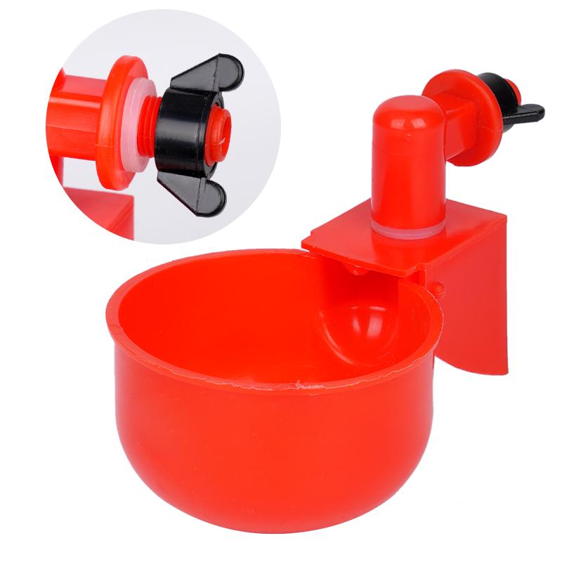 Abbeveratoio Automatico per Polli Tazza per Bere Anatre Mangiatoia per Polli Ciotole e Tazze Abbeveratoi in Plastica per Pollame Forniture per Sistemi Idrici