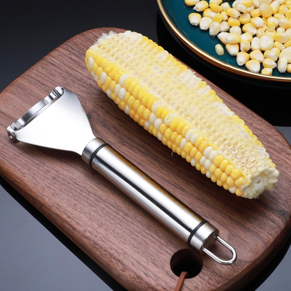 Professionelles Maisschälwerkzeug aus Edelstahl, manueller Maiskolbenschäler, rostfrei, zum einfachen Schälen in der Küche, für den gewerblichen Gebrauch auf dem Bauernhof