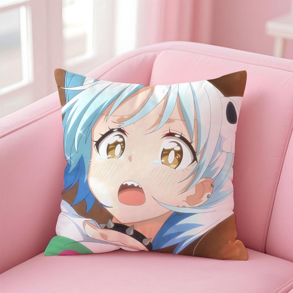 Ninja To Koroshiya No FutariGurashi Cushion Cover Comfortable Reversible Pillow Cover Ideal For Car Sofa Bedroom & Beyond