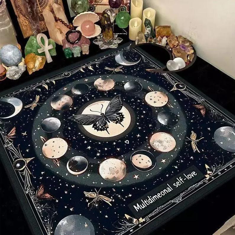 Premium Magic Constellation Pentagram Pattern Non-slip Waterproof Tablecloth