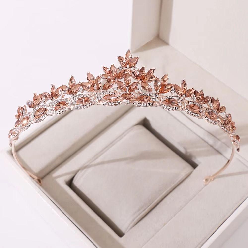 Gorgeous Baroque Queen Tiaras Sparkling Luxury Crystal Tiara Rhinestone Tiara Gorgeous Accessories