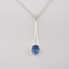 Tanzanite Gemstone 925 Sterling Silver Handmade Jewelry Women Pendant 1.79" PP-69-9