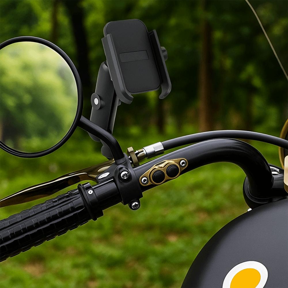Adjustable Cell Phone Stand Support Bracket Bicycle Rearview Mirror  Riding Equipment