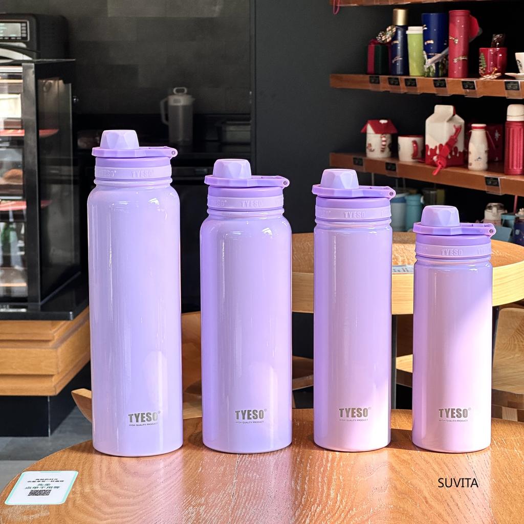 Tyeso Stainless Steel Thermos Water Bottle Portable Sport Vacuum Flask Keeps Cold and Heat Thermal Mug Insulated Car Tumbler Cup