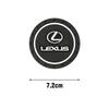 1/2PCS Car Coasters Silicone Water Cup Pads Non-Slip Mats Universal For Lexus CT200h NX300h RX300 RX330 EX300h F Sport IS RX NXKZ1 