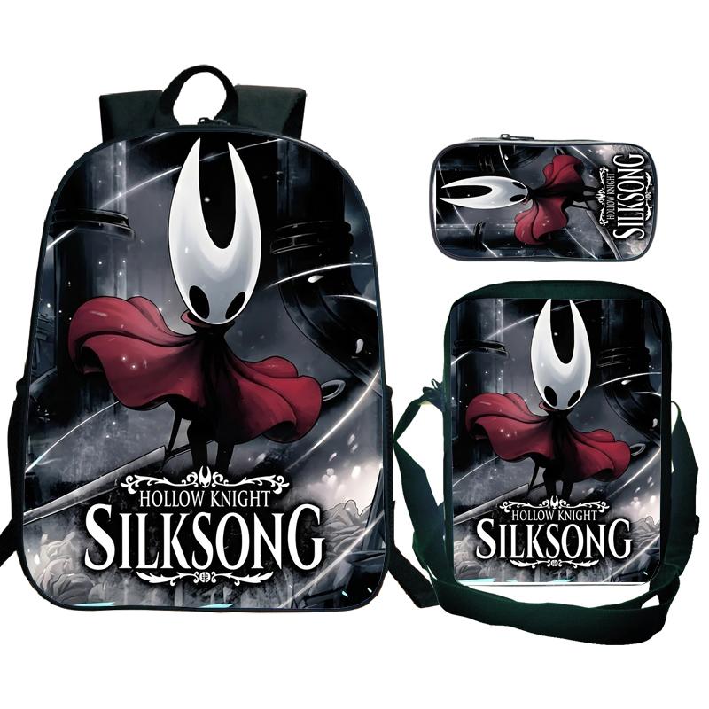 Hollow Knight 2 Silksong Backpack Teenagers Hornet Fridge Magnet Rucksack Shoulder Bag Pencil Case School Backpacks