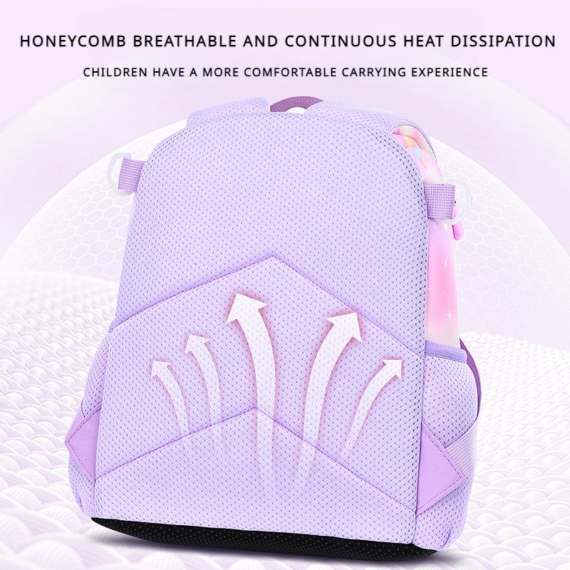 2025 Neue 3D Cartoon Kindergarten Buchtasche Niedliche Meerjungfrau Schultaschen für Mädchen 3-6 Jahre SBR Wasserdicht Rückenschutz Kinder Umhängetasche Rucksack