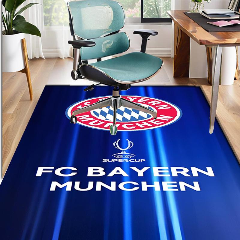 FC Bayern Pattern Rug, Indoor/Outdoor Mat, for Picnic, Gameroom, Bedroom, Office, Living Room, Home Decor Carpet, Birthday Gift