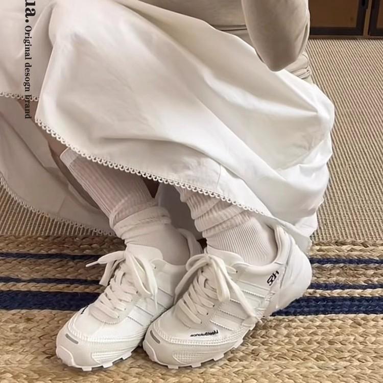 Baseball style moral training shoes women's 2025 new summer mesh breathable Forrest Gump shoes versatile soft-soled casual sports shoes