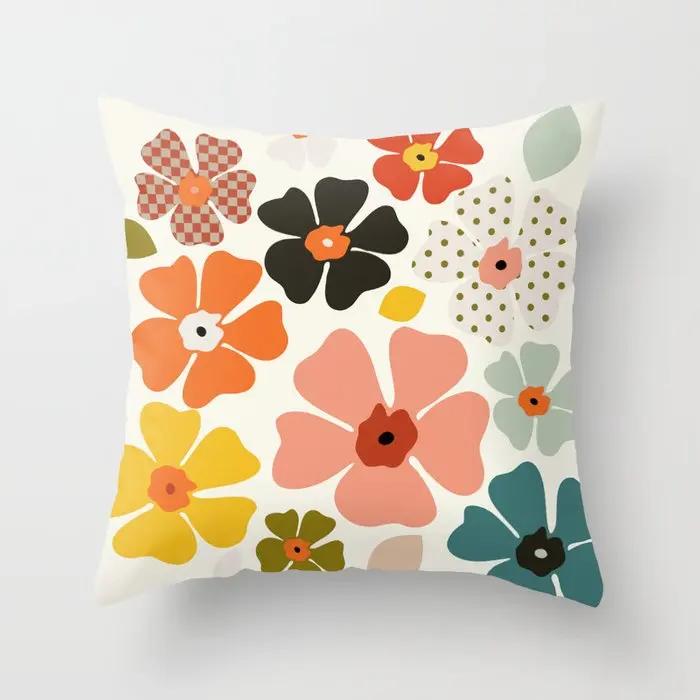 Decorative Home Pillow Case Cushion Covers 45*45 Nordic 40*40 40x40 50x50cm Living Room Modern Geometric Abstract 45x45 60x60cm