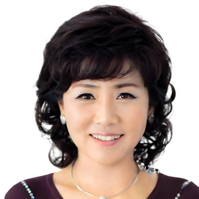 Full Wig for Middle and Older Perm Short Hair Airy Adults, Curl, Mrs. Women's Wig, Natural, Soft, Wave, Lightweight, Comfortable, Stylish, Mother,