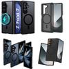 Frosted Slim Magnetic Wireless Charging Compatible Folding Phone Case Cover for Samsung Galaxy ZFold 7 5G 6 8 Wide Men Women