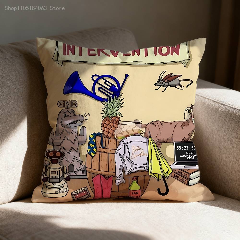 H-How I M-Met Your M-Mother Pillowcases Bedroom Living Room Sofa Home Decor Polyester Cushion Cover with Zipper