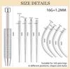 316 Stainless Steel Threaded Guide Pin for Piercing and DIY Tool