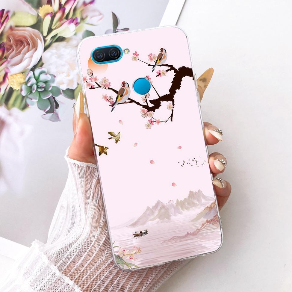 For Oppo A12 Clear Case Aesthetic Luxury Cute Fashion Flowers Funny Painted Casing For Oppo A 12 CPH2083 CPH2077