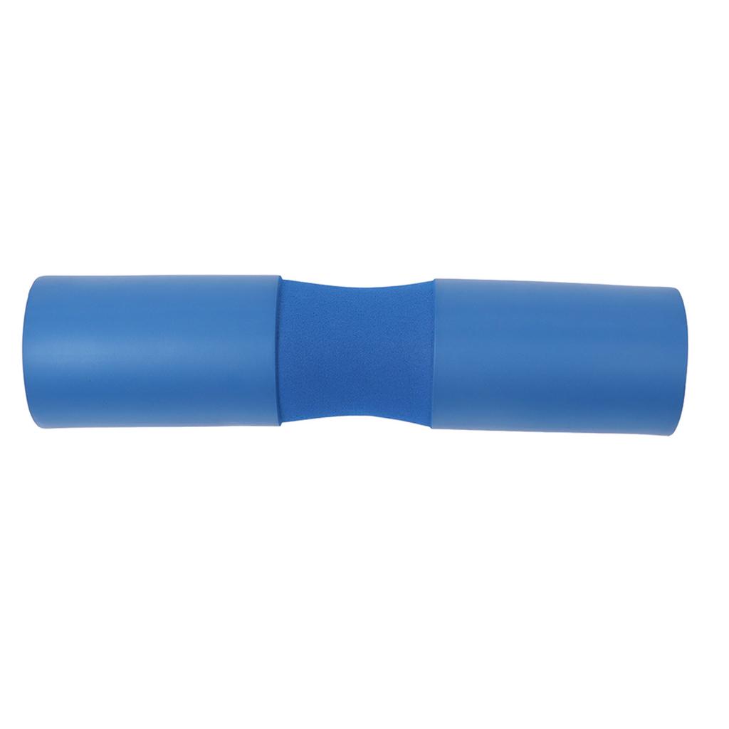 Squat Pad Blue Barbell Pad Thickened Foam Provide Cushion to Neck Shoulder with 2 Strap Squat