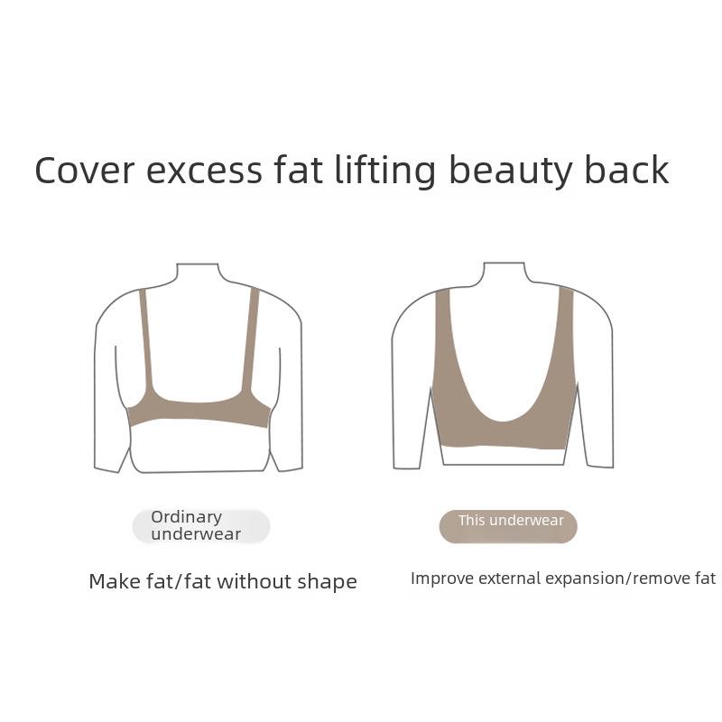 Original Japanese Light Cotton Seamless Front Buckle Bra for Small Chests - Thick, Gathered, No Steel Ring