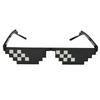 Okulary Pixel Damskie Męskie Okulary Przeciwsłoneczne Czarne Mozaikowe Okulary Przeciwsłoneczne