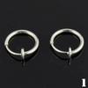 3 Paar Kreative Mode Geschenke Fakes Nase Lippen Ring Federclip Creolen Unisex Piercing Septum Zubehör Dekoration