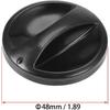 uxcell Timer Knobs Range Replacement Knobs Time Control Knob Round D Shape Shaft for Electronic Microwave Oven Cooker 3pcs