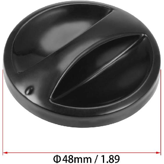 uxcell Timer Knobs Range Replacement Knobs Time Control Knob Round D Shape Shaft for Electronic Microwave Oven Cooker 3pcs