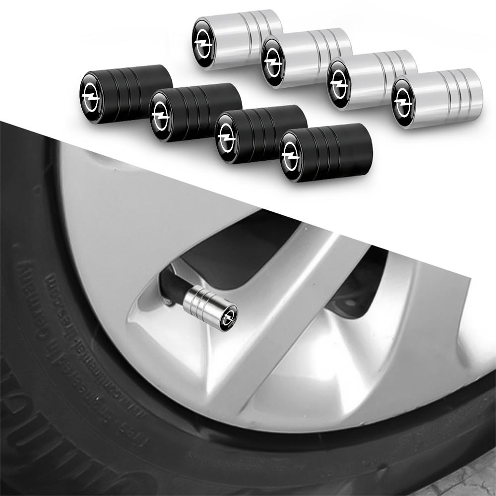4pcs Car Wheel Tire Valve Caps Tyre Stem Cap Bolt-In For Opel Insignia Astra Antara Meriva Zafira H G Corsa Car Valve CapVDX3
