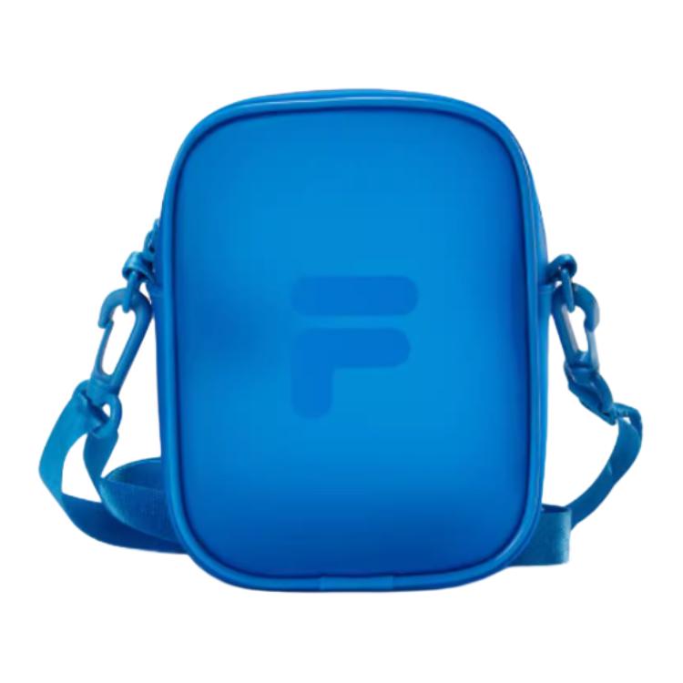 

FILA Adjustable Detachable Shoulder Strap Solid Color Minimalist Logo Rubber Plastic Crossbody Bag Kids bags Ice-Blue K17B422101-FLB Ice Release Blue