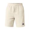 Men Casual Waffle Drawstring Elastic Waist Loose Beach Knee Length Shorts