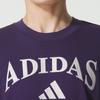 Adidas Letter Print Pattern Long Sleeve Sweatshirt Men sweatshirt Aurora-Plum KA0995