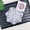 White Organza, Lace, Embroidered Nails, Beads, Sequins, Flower Embellishments, Bags, Dresses, Accessories, Fabric Patches