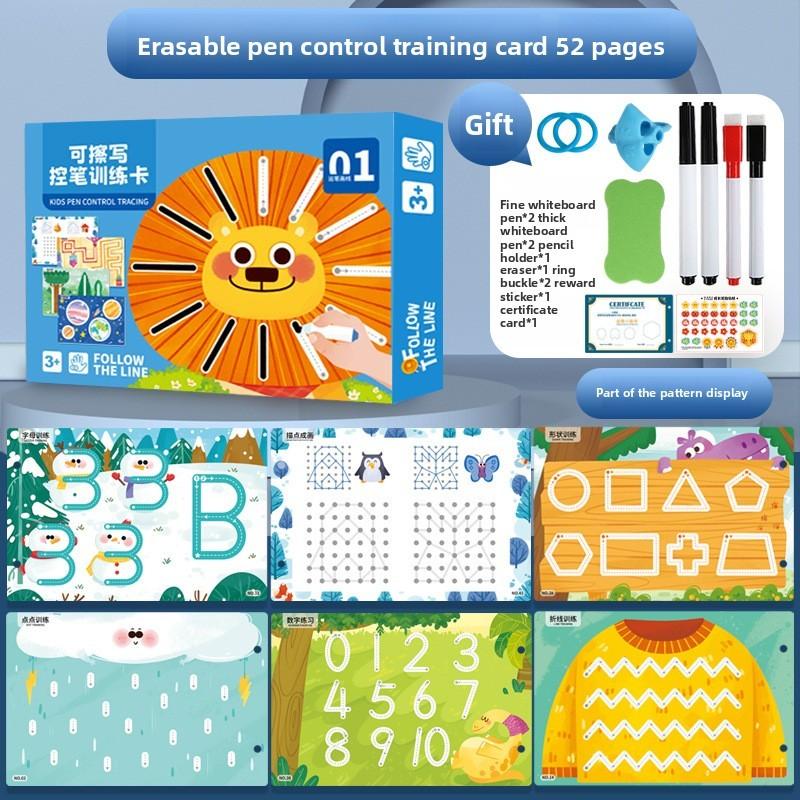 Pen Erasable Childrens Control Training For Drawing And Practice Writing