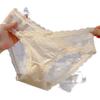 Pure Desire French Sexy Satin Lace Panties for Women Low-Waisted Breathable Pure Cotton Crotch Triangle Panties