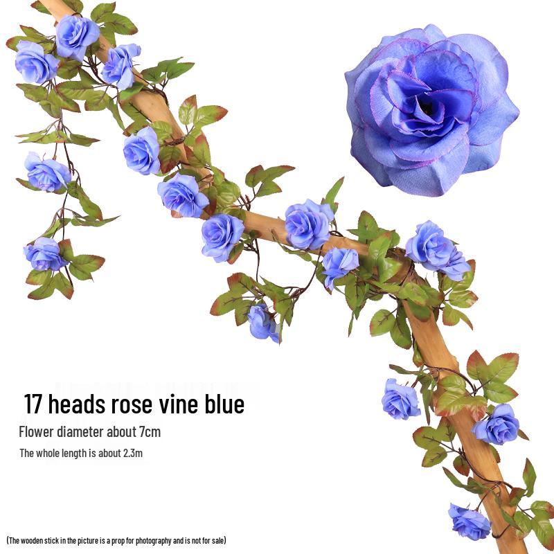 Rattan Vine Decorative Fake Leaves for Ceiling and Pipe Covering