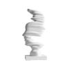 Moderne Abstrakte Menschliche Harzskulptur, Kreatives Kunstornament für TV-Schrank, Wohnzimmer Büro Schreibtisch Dekor, Minimalistisches Geschenk