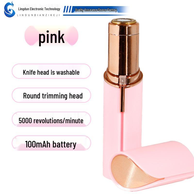 Electric Women's Hair Removal Device: Shaver & Trimmer for Eyebrows, Facial & Lip Hair
