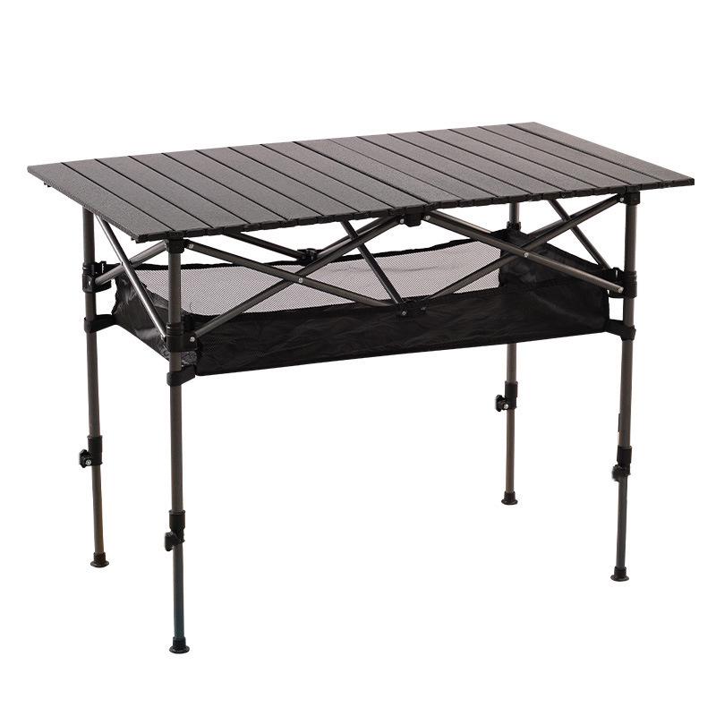 Verstellbarer Outdoor-Klapptisch für Grillen, Picknick und All-Terrain-Einsatz