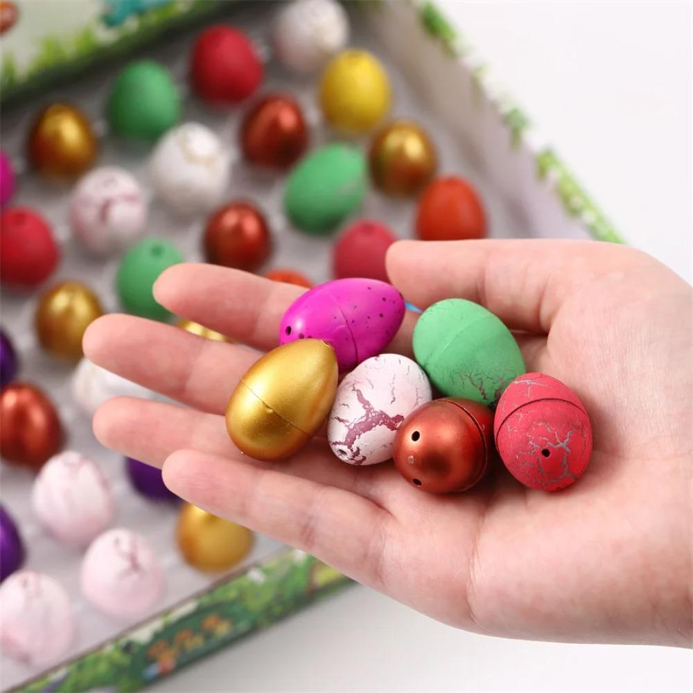 Sunpao 60pcs Magic Dinosaur Eggs Hatching in Water Growing Dinosaur Egg Animal Breeding Educational Toys for Children Kids Gifts