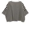 Traditional Weatherwear made in Japan Border Pattern Short sleeve Basque shirt Women Used
