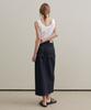 ARTID Selby Pocket Slit Denim Skirt_Blue