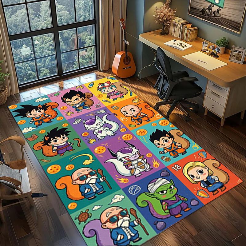 Gamer Room Bedroom Home Decor  Dragon Ball  Large Area Floor Mat Rug Carpet Art Decor—kwq27 60x90cm