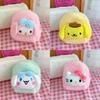 Cute Cartoon Animal Plush Wallet For Women Soft Fluffy Earphone Case Coin Purse Data Cable Holder Lipstick Pouch Wholesale