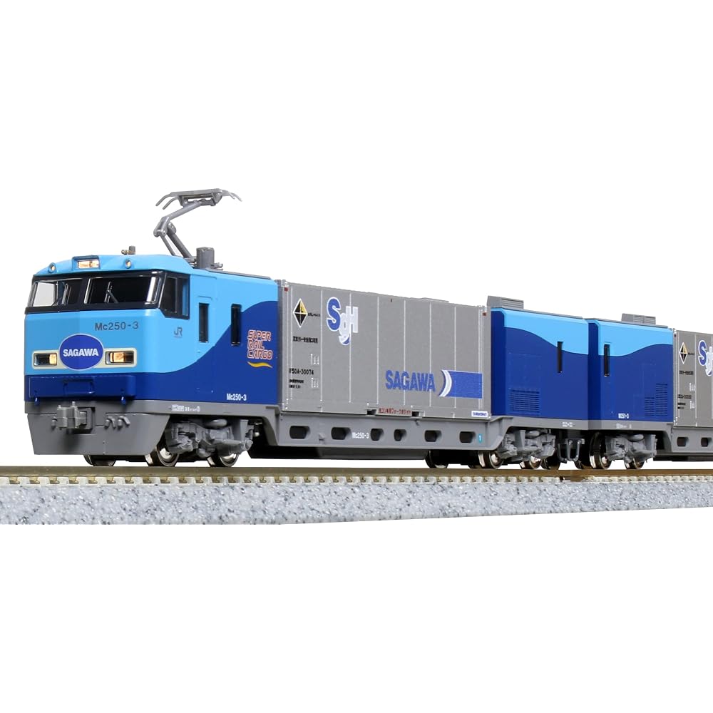 KATO (KATO) N gauge M250 series super rail cargo U50A container load basic set 4 car model train ...