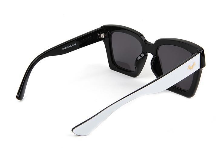 Sodamon Horn-Rimmed Sunglasses Fashion Black Sunglasses Mirror Sunglasses Ht602-C04