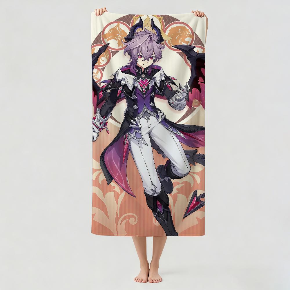 Game Genshin Impact Durin Towel Drying Bath Towel Applicable To Light Swimming Camping Yoga Beach Out