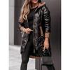 Herbst Winter Neue Mode Kapuzenpullover Locker Langarm Einfarbig Reißverschluss Baumwolle M Baumwolljacke Mantel