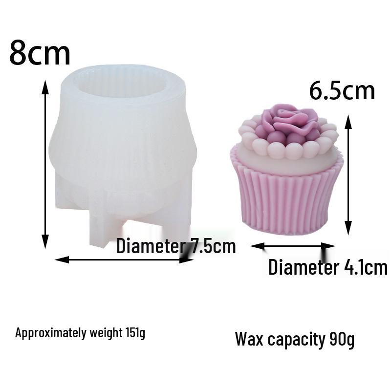 Hanwen Christmas DIY Silicone Mold for Muffin Cup, Candle, Diffuser Stone, Soap, Ice Cube