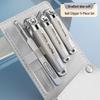 4-Piece Anti-Splatter Nail Clipper Manicure Set: Customizable & Gift-Ready