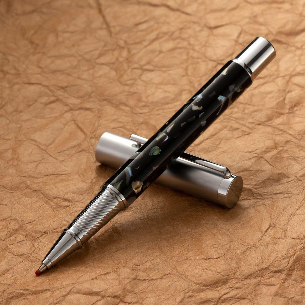 

Metal Gel Pen Business Advertising Gift Signature Pen Shell Carving Pen Body Ballpoint Pen Single-Silver Clip